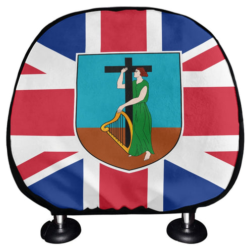 Montserrat Headrest Cover - CaribeHeart Montserrat