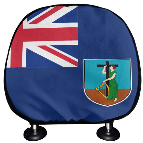 Montserrat Headrest Cover - CaribeHeart Montserrat