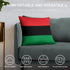 Pan Africa Flag Throw Pillow - CaribeHeart Pan Africa