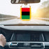 Pan Africa Rearview Mirror Flag - CaribeHeart Pan Africa