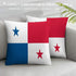Panama Flag Throw Pillow - CaribeHeart Panama