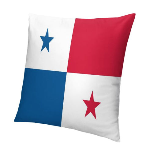 Panama Flag Throw Pillow - CaribeHeart Panama