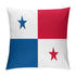 Panama Flag Throw Pillow - CaribeHeart Panama