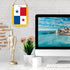 Panama Rearview Mirror Flag - CaribeHeart Panama