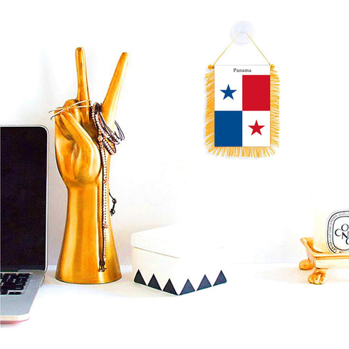 Panama Rearview Mirror Flag - CaribeHeart Panama