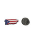 Puerto Rico Flag Map Shoe Charm - CaribeHeart Puerto Rico