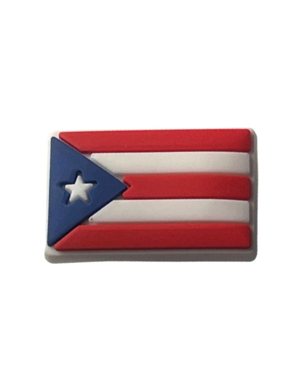 Puerto Rico Flag Shoe Charm - CaribeHeart Puerto Rico