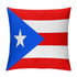 Puerto Rico Flag Throw Pillow - CaribeHeart Puerto Rico