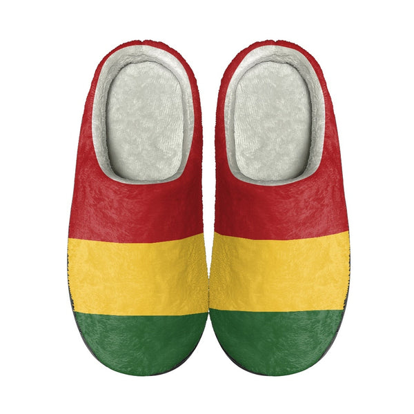 Rasta Cotton Slippers - CaribeHeart Rasta