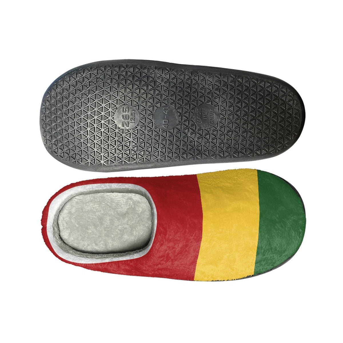 Rasta Cotton Slippers | CaribeHeart