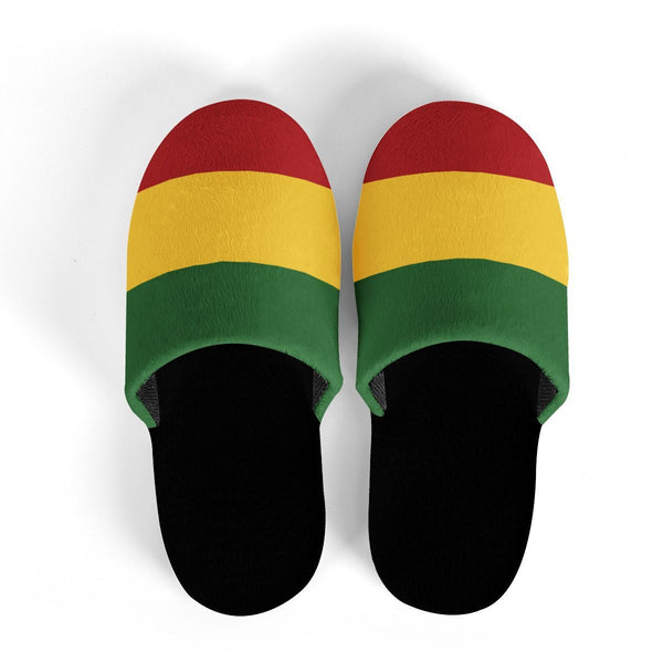 Rasta Cozy Slippers - CaribeHeart Rasta