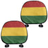 Rasta Headrest Cover - CaribeHeart Rasta