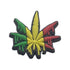 Rasta Leaf Shoe Charm - CaribeHeart 420