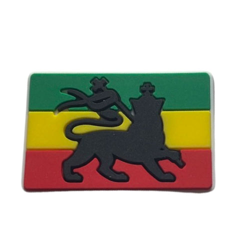 Rasta Lion Flag Shoe Charm - CaribeHeart Rasta