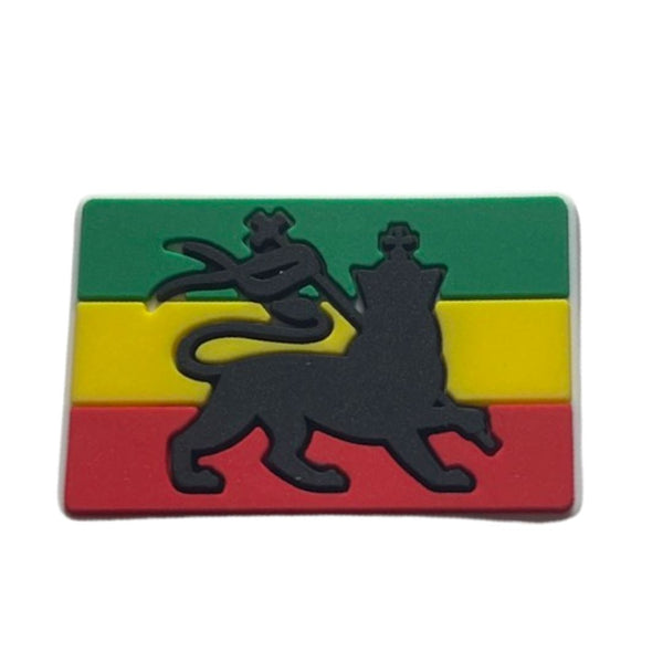 Rasta Lion Flag Shoe Charm - CaribeHeart Rasta