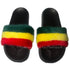 Rasta Mink Slipper - CaribeHeart Rasta