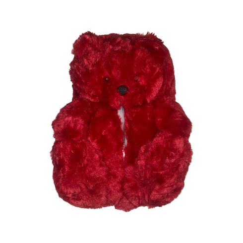 Red Teddy Slippers - CaribeHeart Teddy