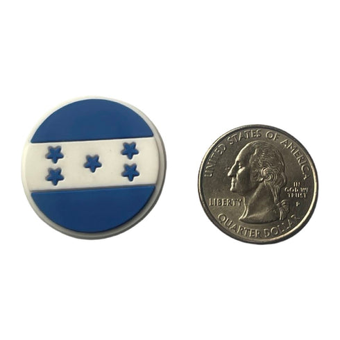Round Honduras Shoe Charm - CaribeHeart Honduras