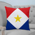Saba Flag Throw Pillow Throw Pillows Saba