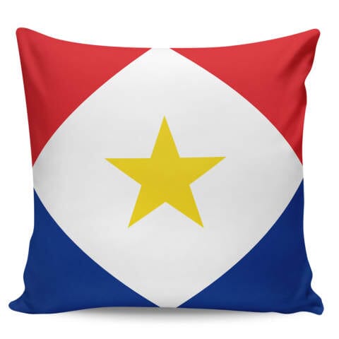 Saba Flag Throw Pillow Throw Pillows Saba One Size