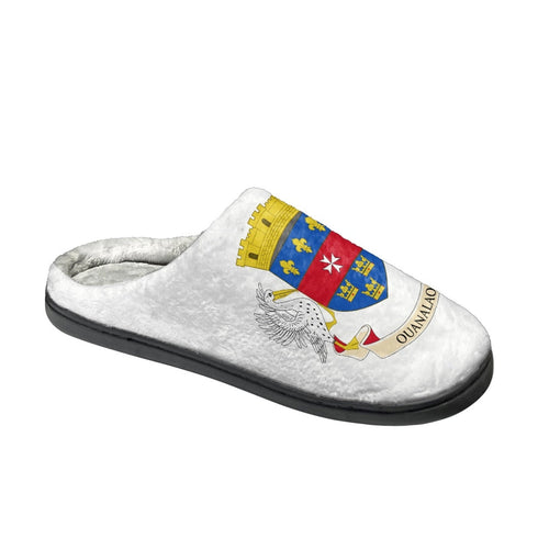 Saint Barthélemy Cotton Slippers - CaribeHeart Saint Barthelemy