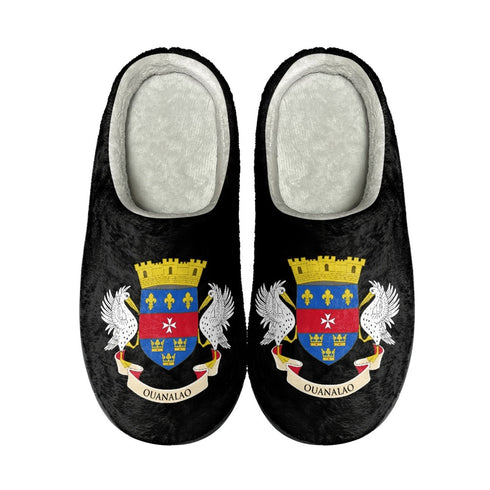 Saint Barthélemy Cotton Slippers - CaribeHeart Saint Barthelemy