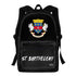 Saint Barthélemy Flag Backpack Saint Barthélemy Black