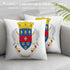 Saint Barthélemy Flag Throw Pillow - CaribeHeart Saint Barthelemy