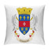 Saint Barthélemy Flag Throw Pillow - CaribeHeart Saint Barthelemy