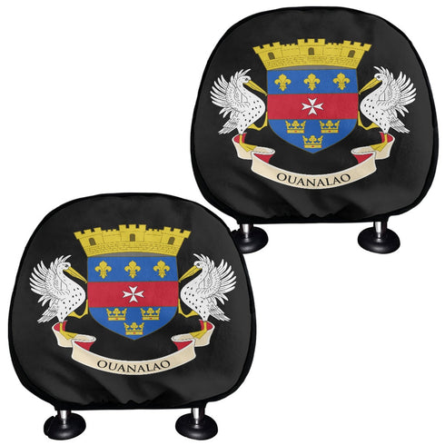 Saint Barthélemy Headrest Cover - CaribeHeart Saint Barthelemy