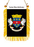 Saint Barthélemy Rearview Mirror Flag - CaribeHeart Saint Barthélemy