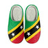 Saint Kitts Cotton Slippers - CaribeHeart Saint Kitts