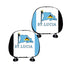 Saint Lucia Flag Headrest Cover Headrest Cover Saint Lucia