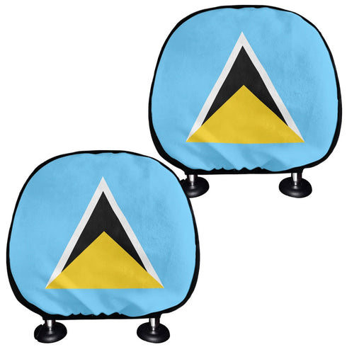 Saint Lucia Headrest Cover - CaribeHeart Saint Lucia
