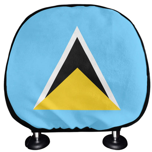 Saint Lucia Headrest Cover - CaribeHeart Saint Lucia