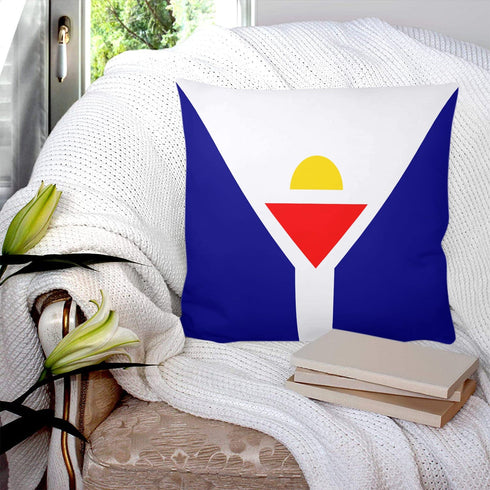 Saint Martin Flag Throw Pillow Throw Pillows Saint Martin