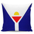 Saint Martin Flag Throw Pillow Throw Pillows Saint Martin One Size
