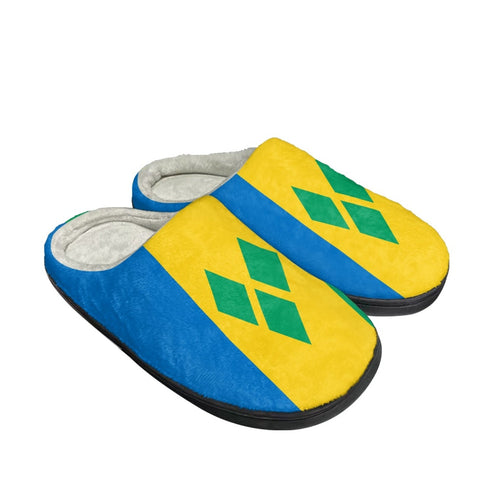 Saint Vincent Cotton Slippers - CaribeHeart Saint Vincent