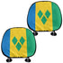 Saint Vincent Headrest Cover - CaribeHeart Saint Vincent