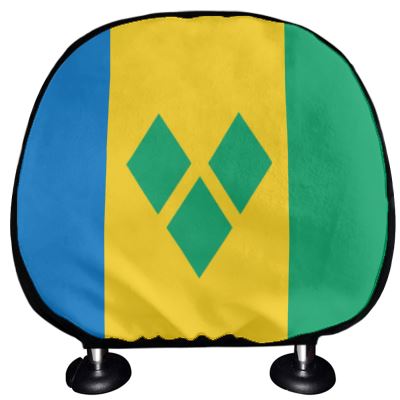 Saint Vincent Headrest Cover - CaribeHeart Saint Vincent