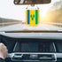Saint Vincent & The Grenadines Rearview Mirror Flag - CaribeHeart Saint Vincent