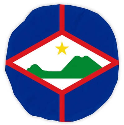 Sint Eustatius Flag Bonnet Bonnet Sint Eustatius One Size
