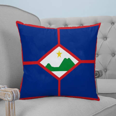 Sint Eustatius Flag Throw Pillow Throw Pillows Sint Eustatius