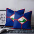 Sint Eustatius Flag Throw Pillow Throw Pillows Sint Eustatius