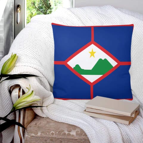 Sint Eustatius Flag Throw Pillow Throw Pillows Sint Eustatius