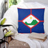 Sint Eustatius Flag Throw Pillow Throw Pillows Sint Eustatius