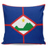 Sint Eustatius Flag Throw Pillow Throw Pillows Sint Eustatius One Size
