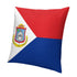 Sint Maarten Flag Throw Pillow - CaribeHeart Sint Maarten