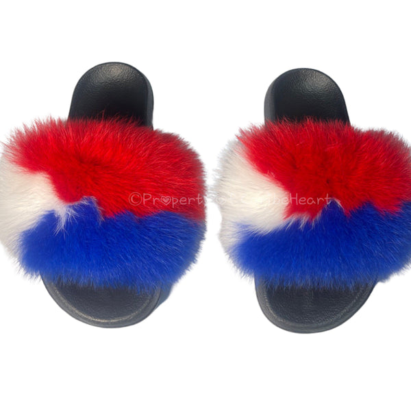 Sint Maarten Fluffy Slipper - CaribeHeart Sint Maarten