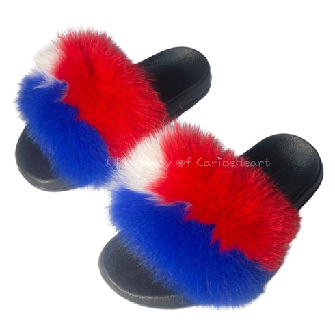 Sint Maarten Fluffy Slipper - CaribeHeart Sint Maarten